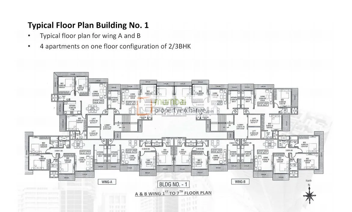 1-7th Floor Plan