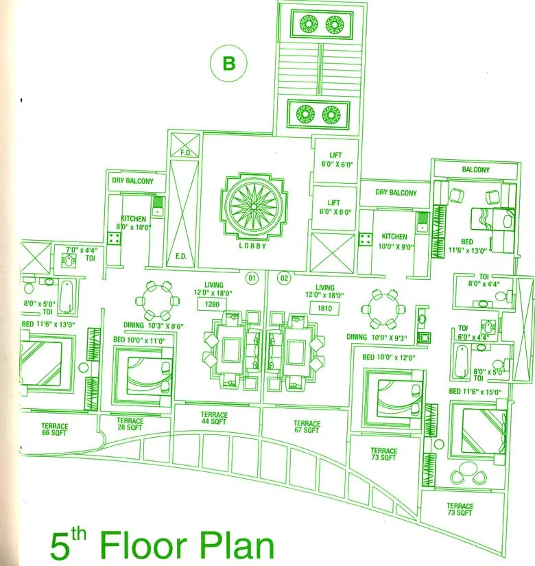 5th Floor Plan