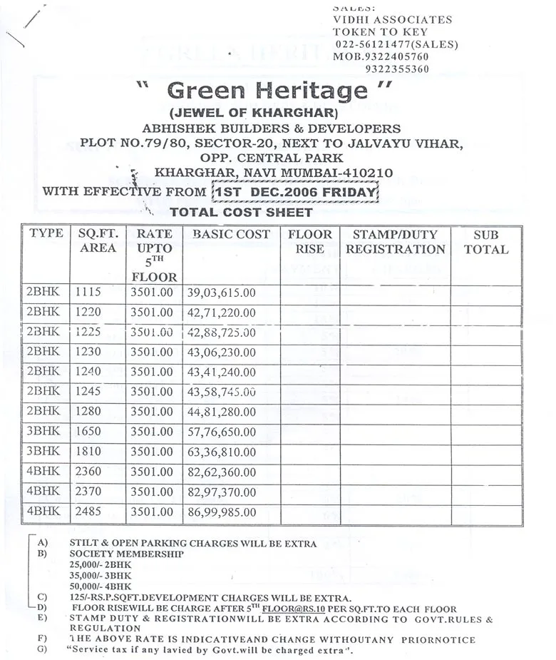 Payment Schedule