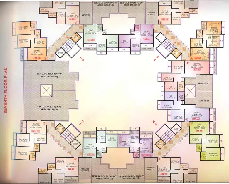 7th Floor Plan