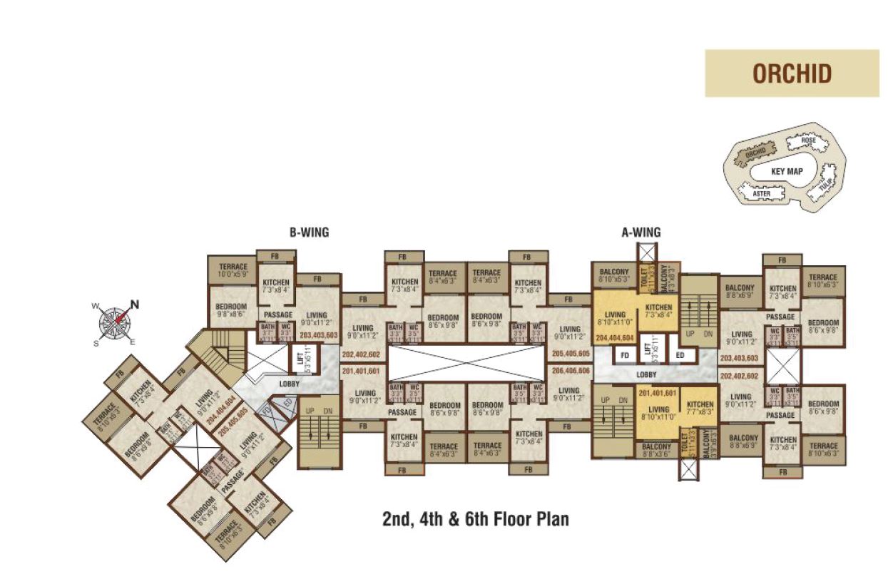Emperia Garden Orchid Typical Floor Plan Even