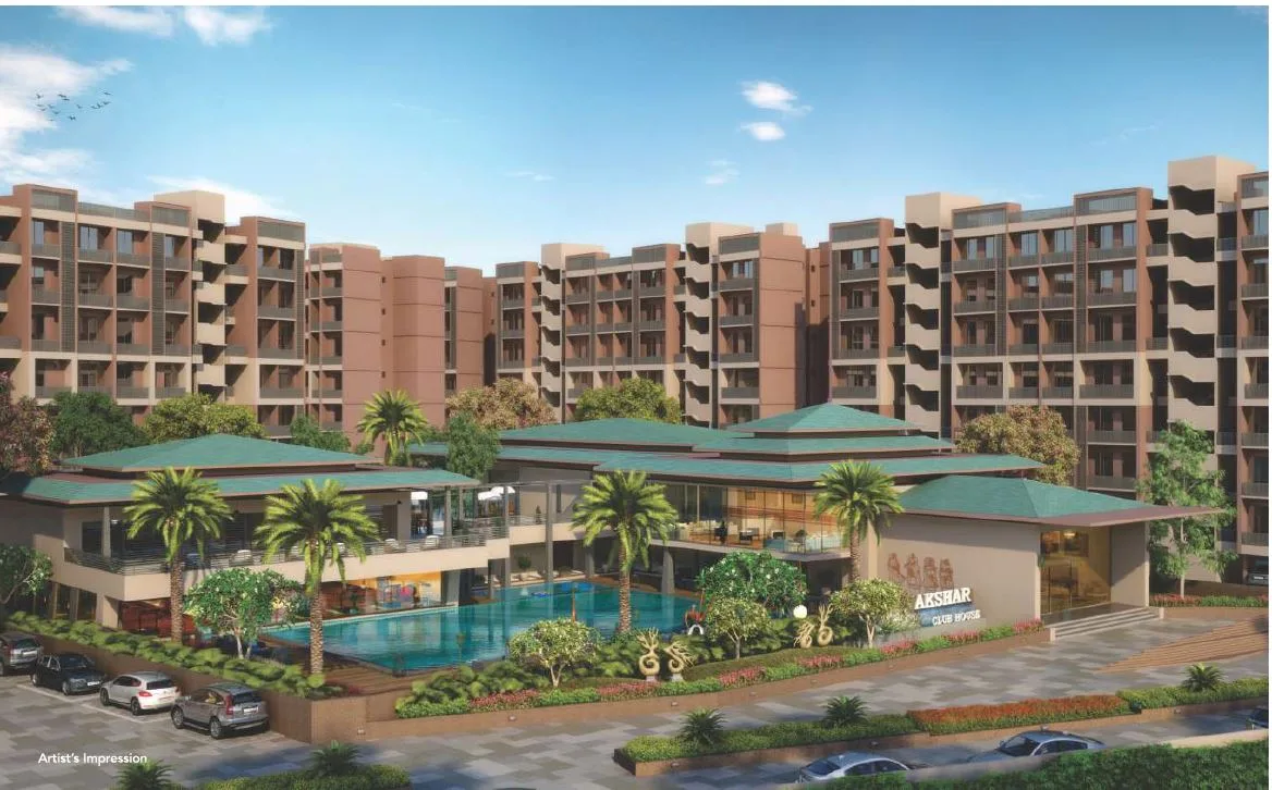 Akshar Rivergate Club House View