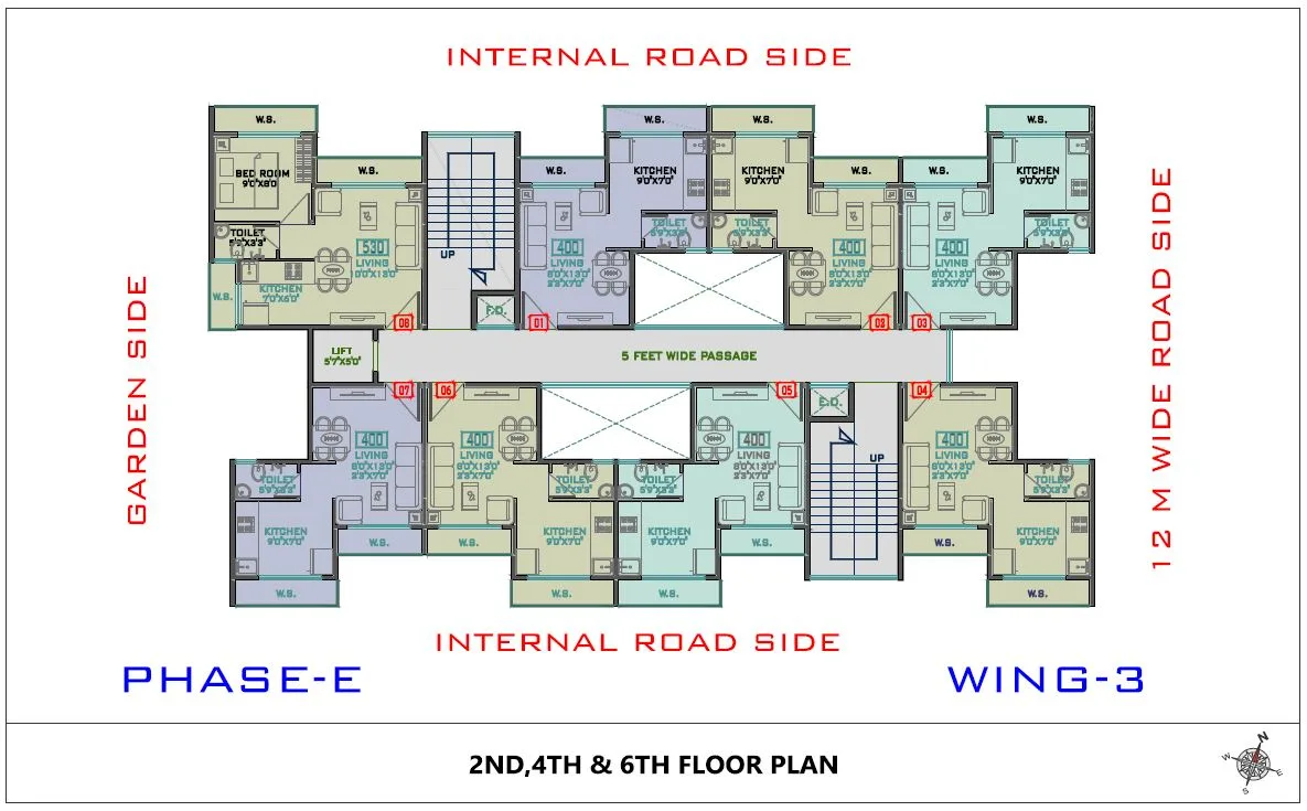 Akshar Rivergate Phase E Wing 3 Type-2