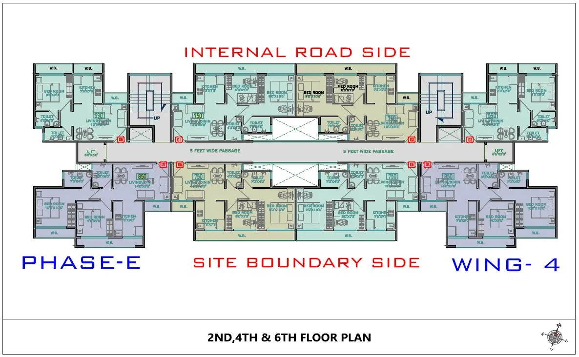 Akshar Rivergate Phase E Wing 4 Type-2