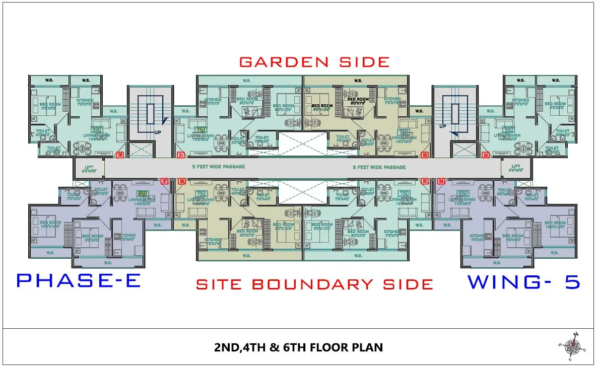 Akshar Rivergate Phase E Wing 5 Type-2
