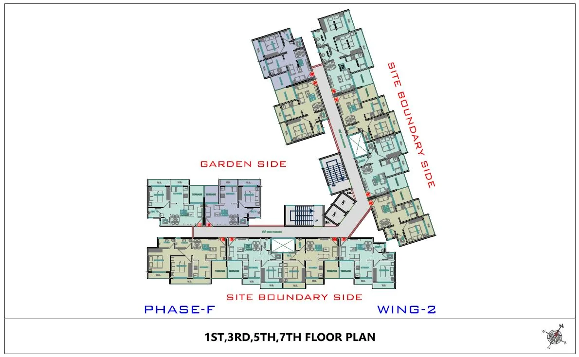 Akshar Rivergate Phase F Wing 2 Type-1