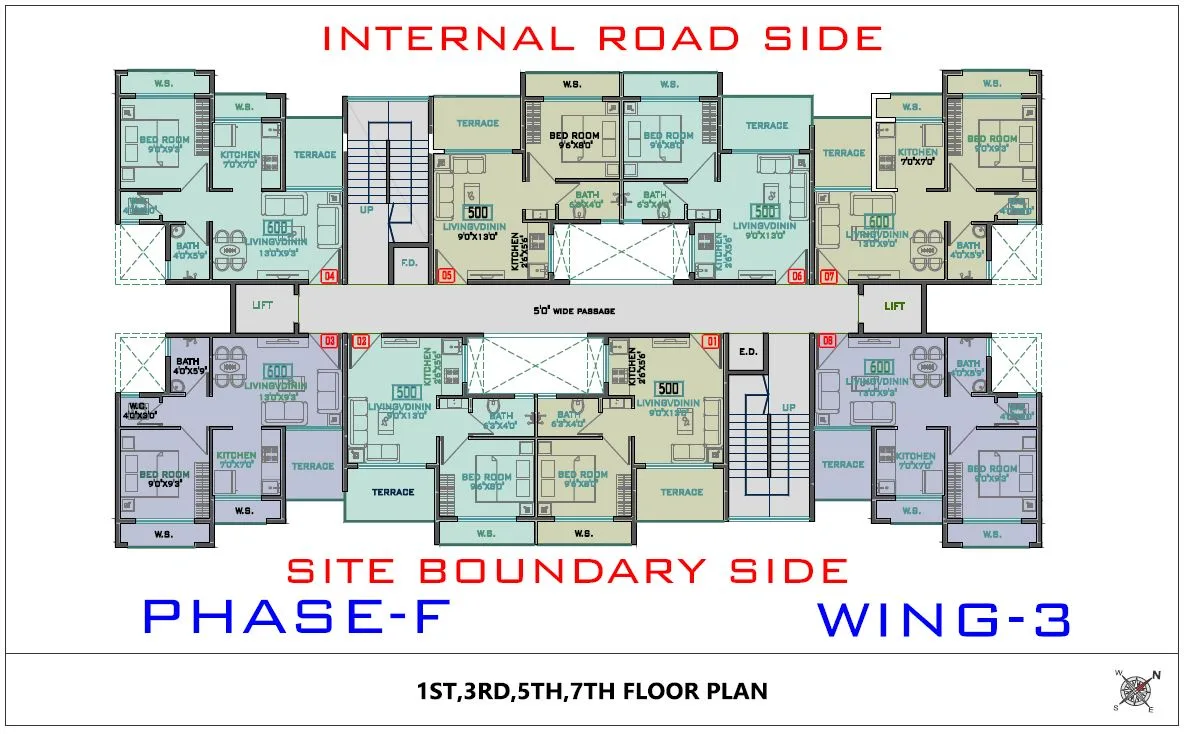 Akshar Rivergate Phase F Wing 3 Type-1