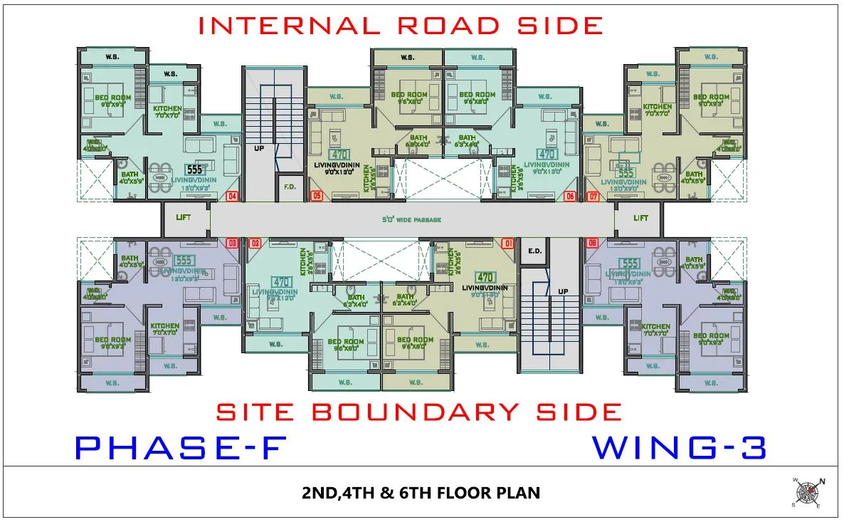 Akshar Rivergate Phase F Wing 3 Type-2