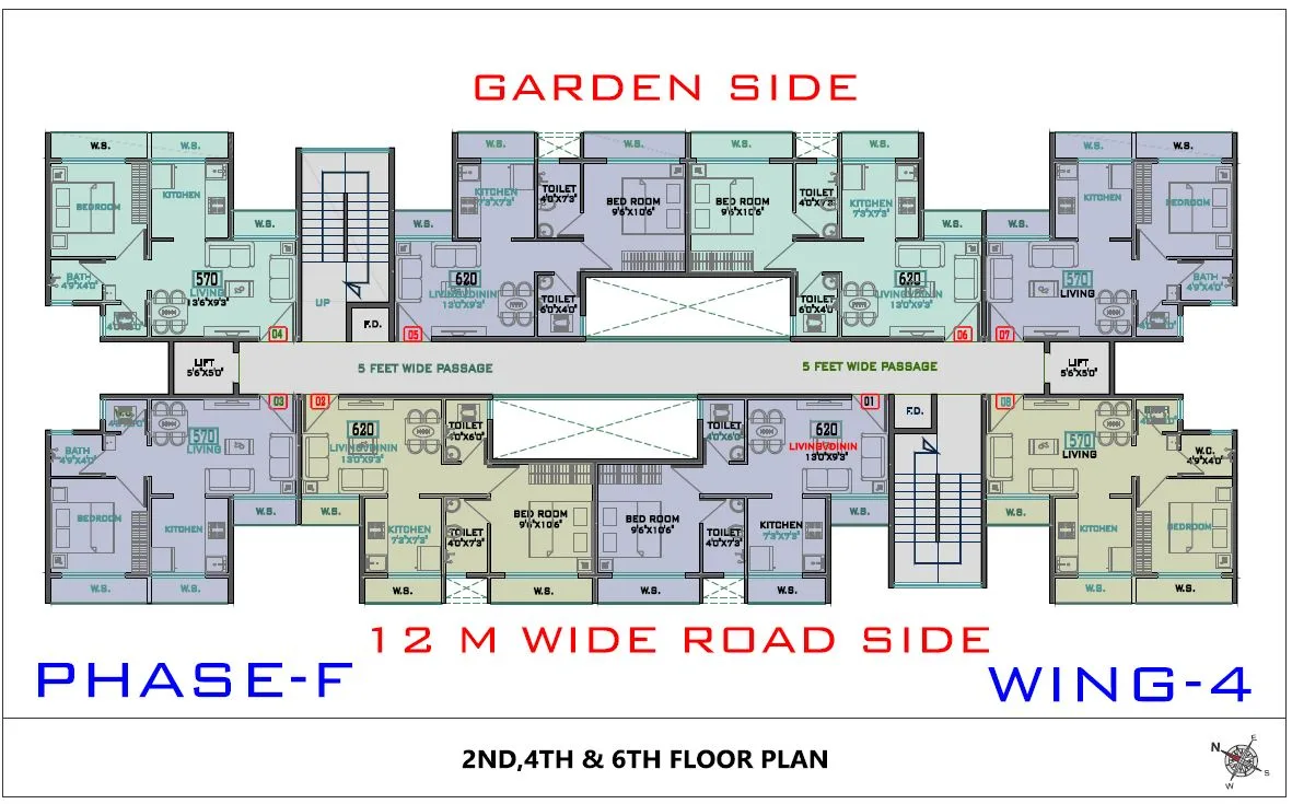Akshar Rivergate Phase F Wing 4 Type-2