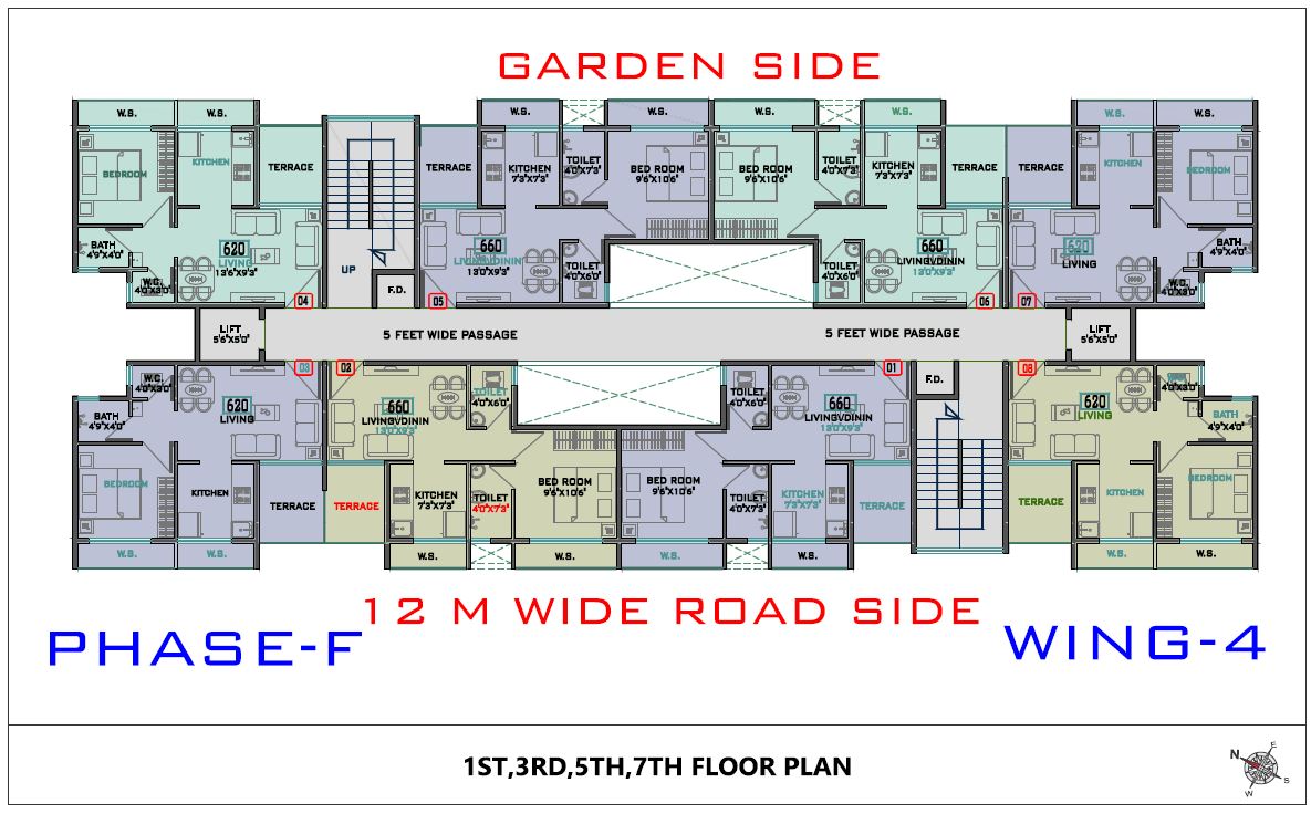 Akshar Rivergate Phase F Wing 4 Type-1