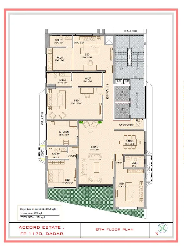 Mangirish 8th Floor Plan