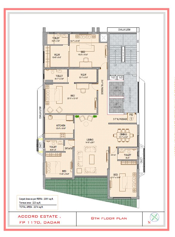 Mangirish 8th Floor Plan