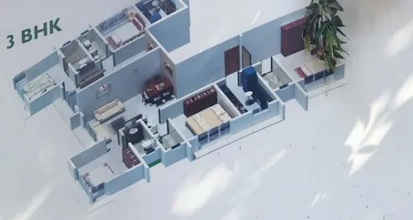 3 BHK Floor Plan