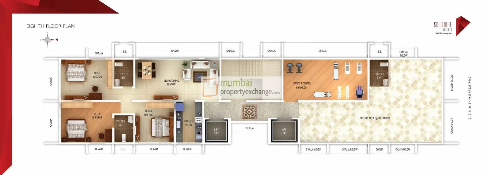8th Floor Plan