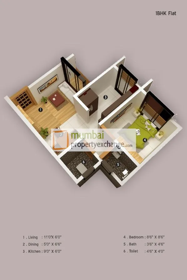 1BHK Plan