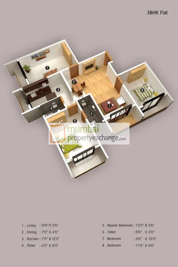 3BHK Plan