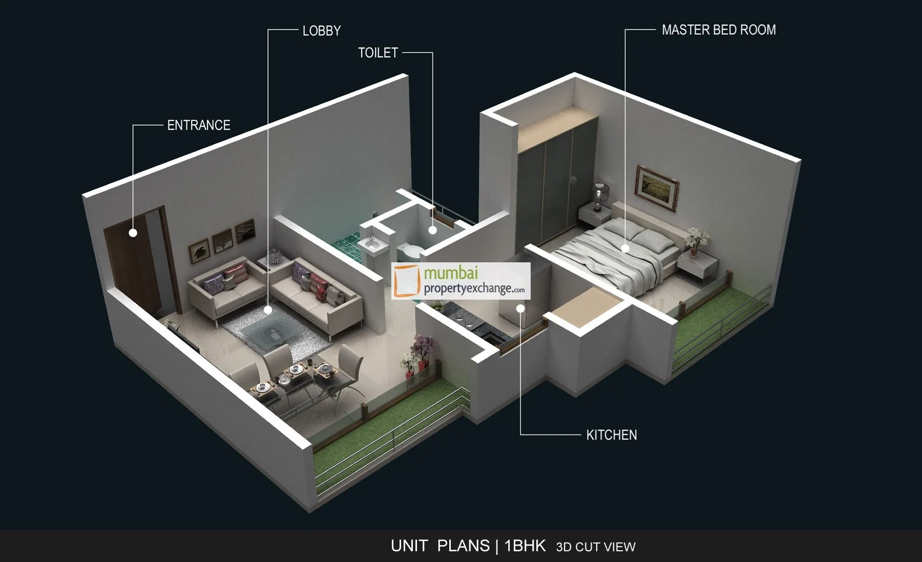 1BHK Plan