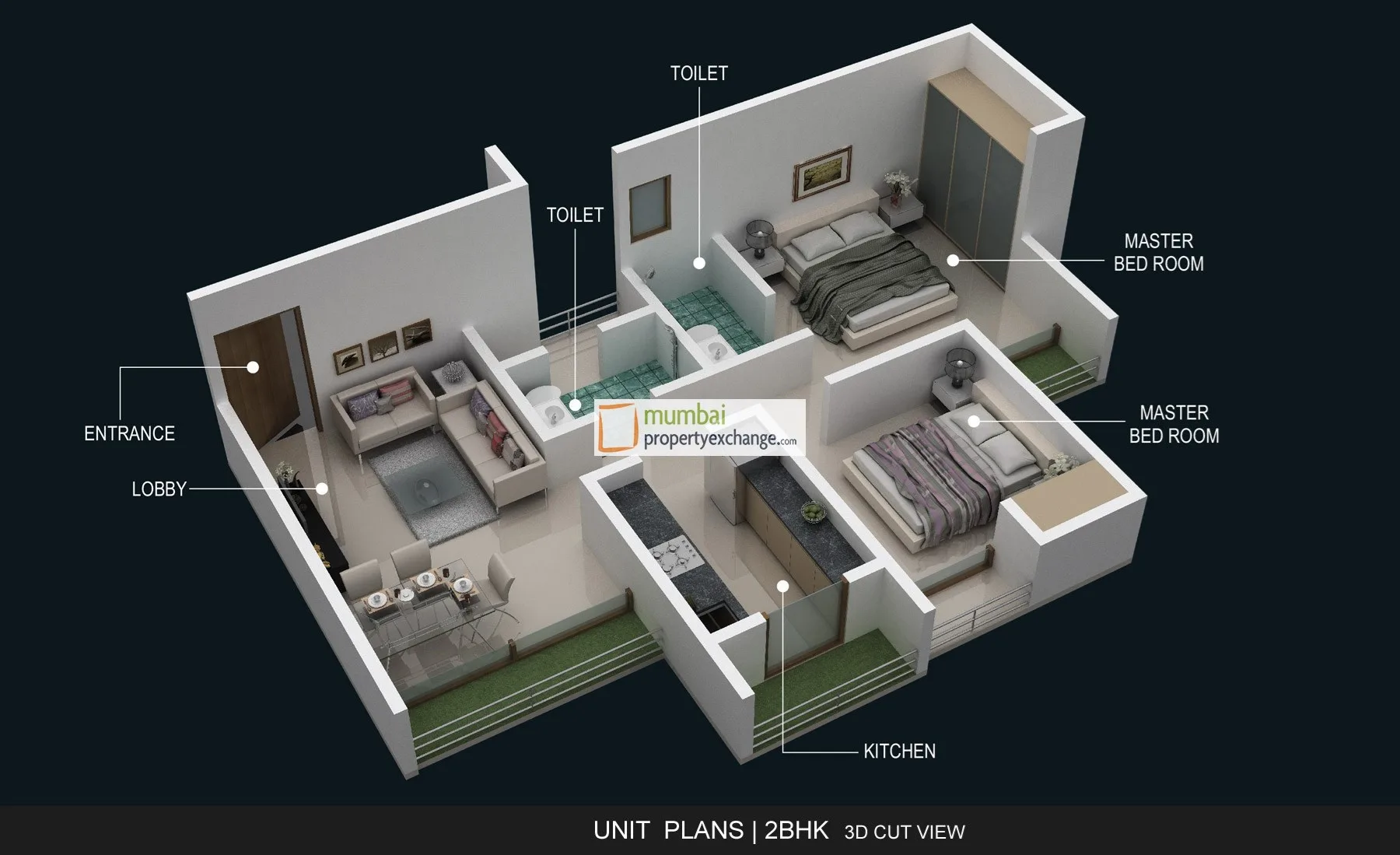2BHK Plan
