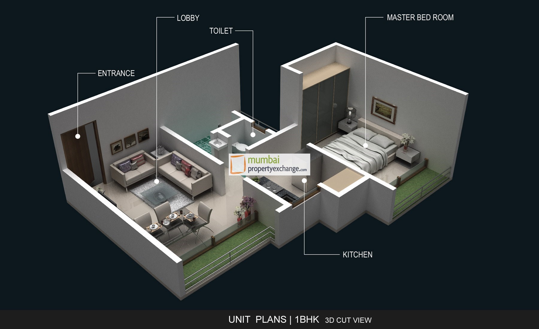 1BHK Plan