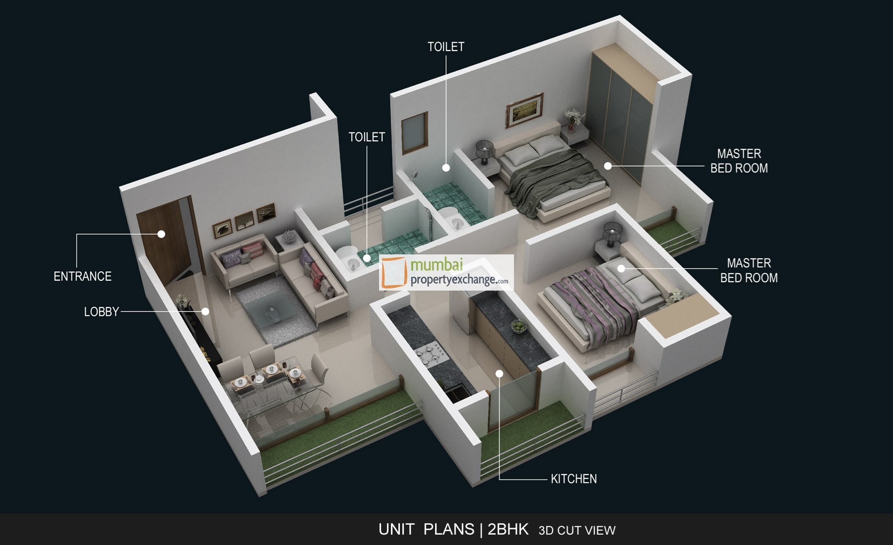 2BHK Plan
