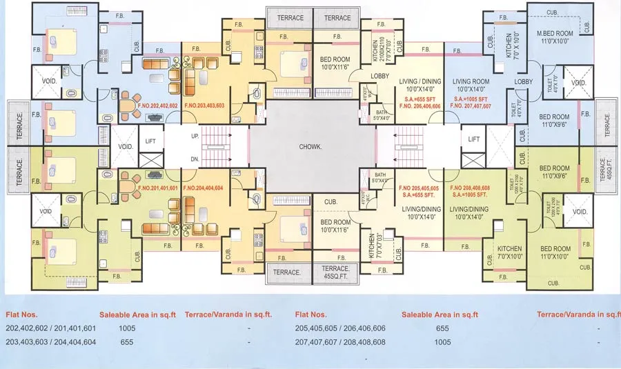 2BHK Flats on Rent in Kalra Best Residency, Oshiwara