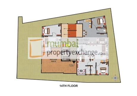 14th Floor Plan