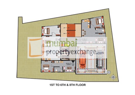 1th-6th-8th Floor Plan