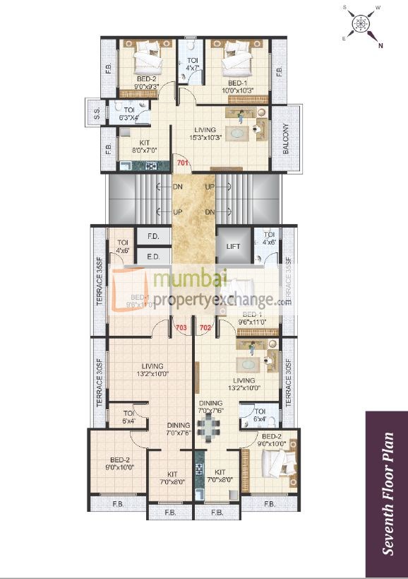 7th Floor Plan