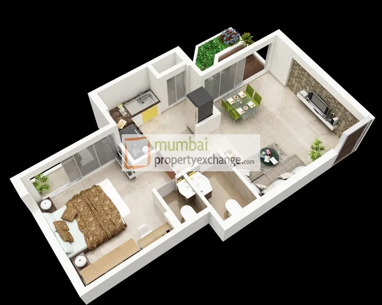 1BHK Plan — photo 4