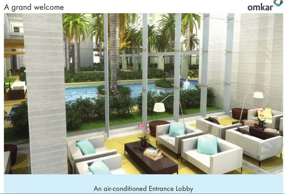 Omkar Alta Monte Air Conditioned Entrance Lobby