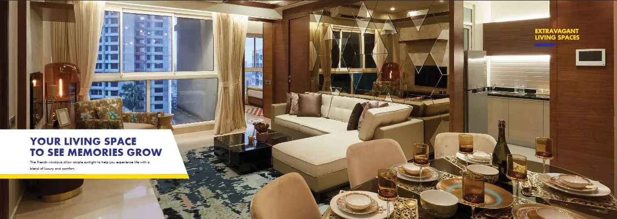 Omkar Alta Monte Living Room