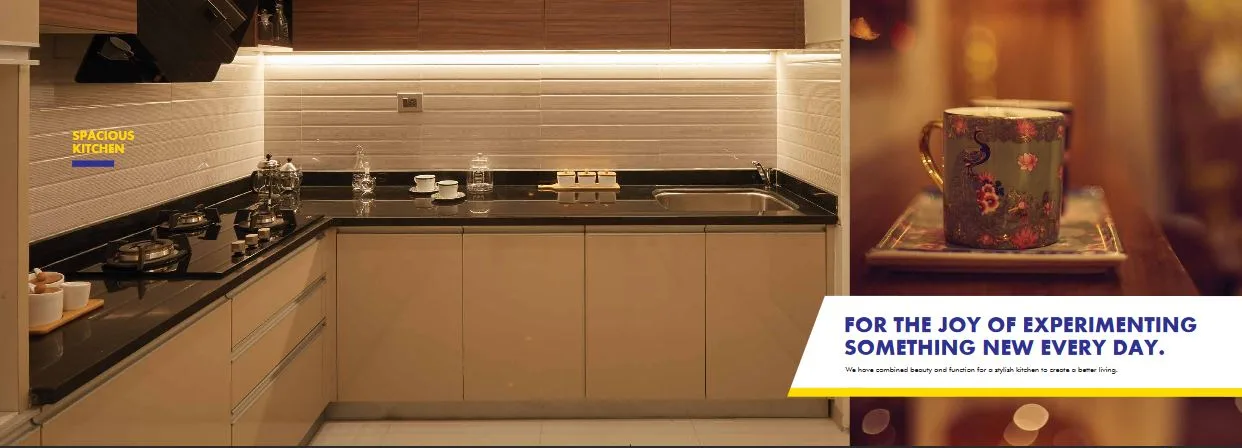 Omkar Alta Monte Spacious Kitchen