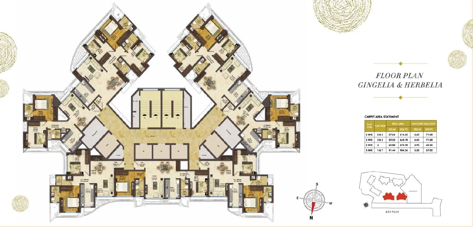 Acme Ozone Herbelia Typical Floor Plan