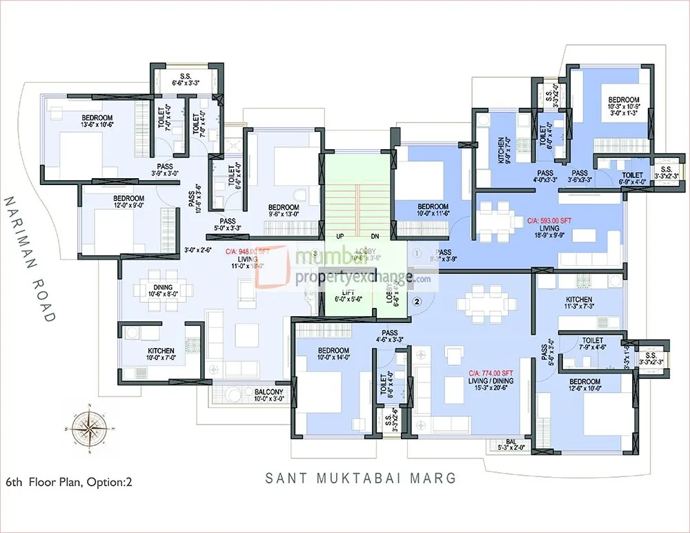 6th Floor Plan 2