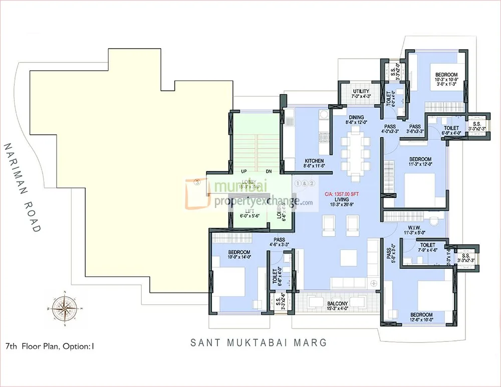 7th Floor Plan 1