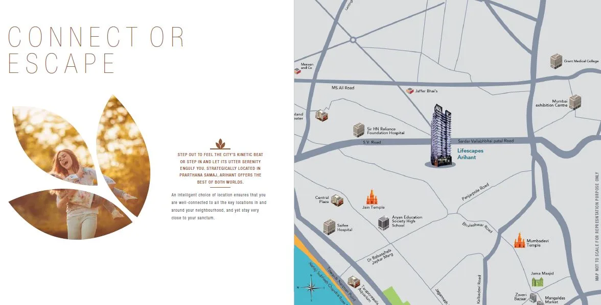 Lifescapes Arihant Location