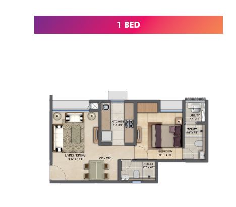 Lodha Upper Thane 1BHK