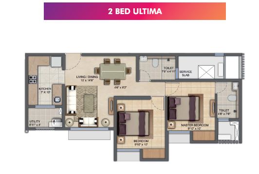 Lodha Upper Thane 2BHK Ultima