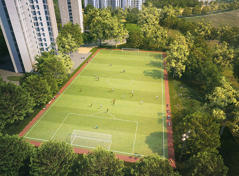 Lodha Upper Thane Football Ground