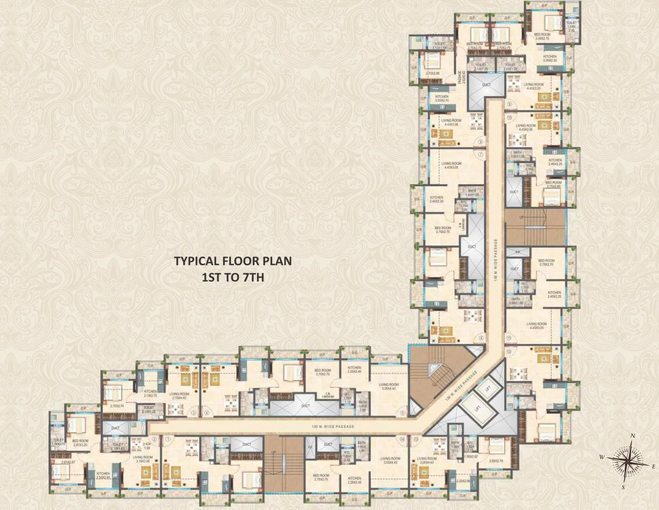 Kallisto Typical Floor Plan