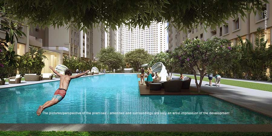 Rustomjee Urbania Azziano Thane Pool