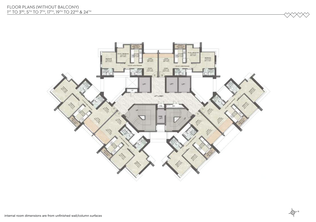 Floor Plan - Without Balcony