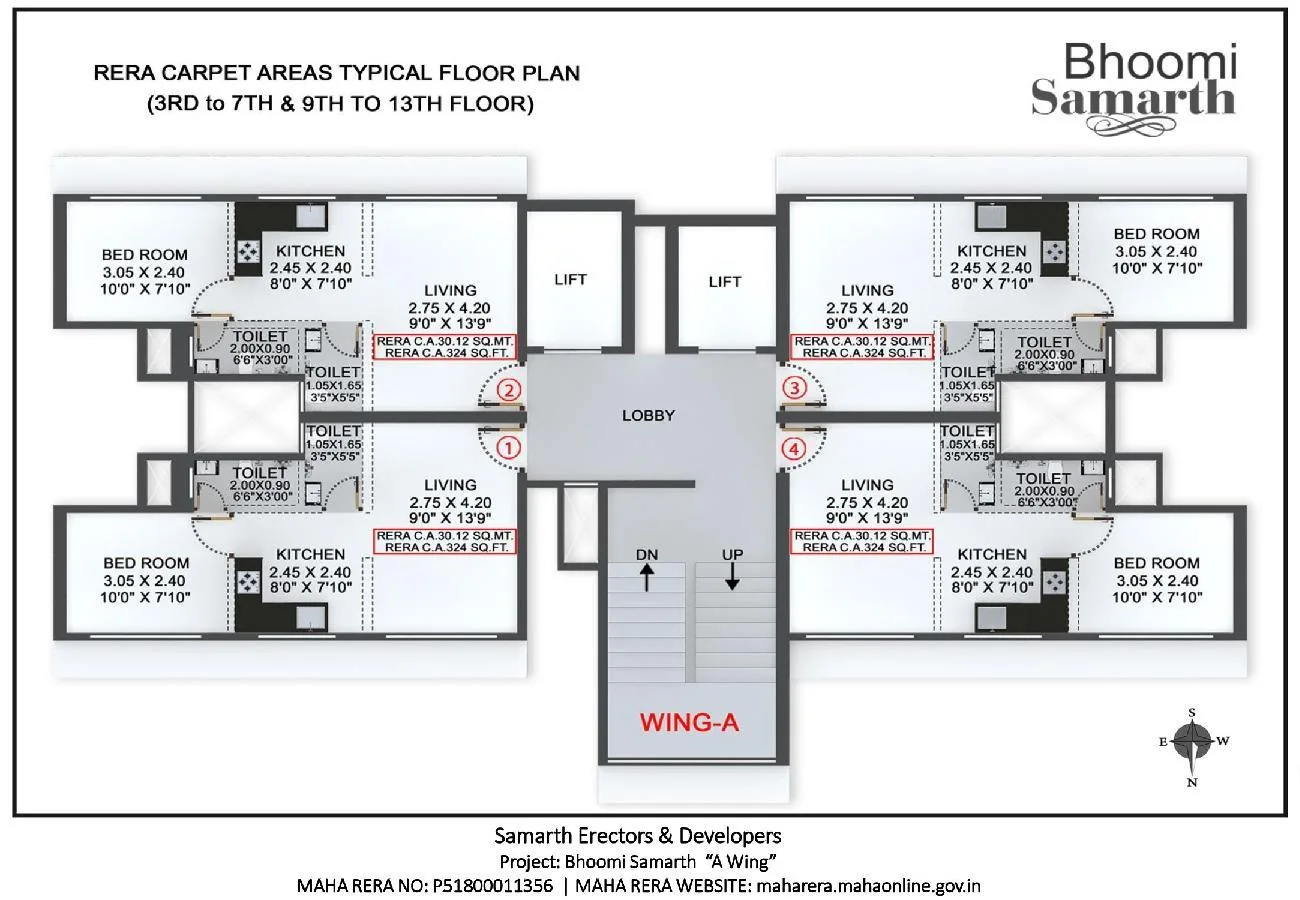 Samarth Typical Floor Plan 1