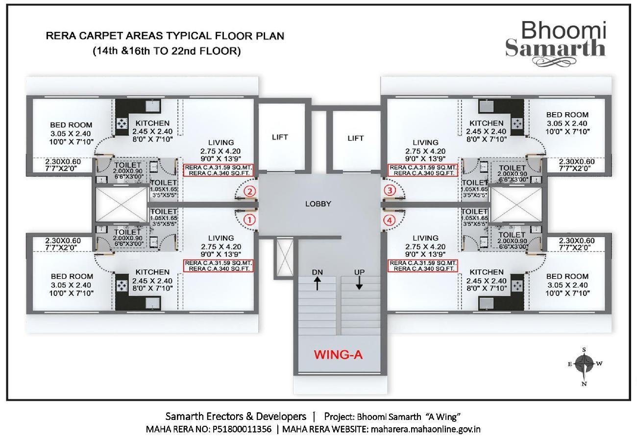 Samarth Typical Floor Plan 2
