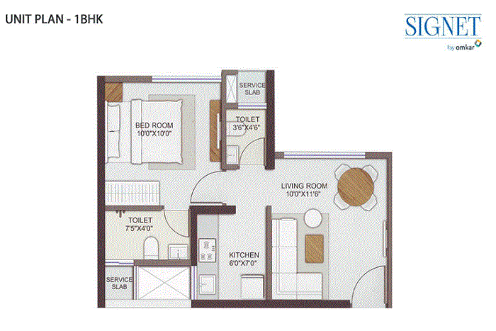 23701_oth_Omkar_Signet_1BHK_Unit_Plan