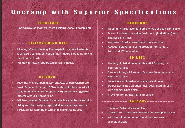 Joyville Specifications