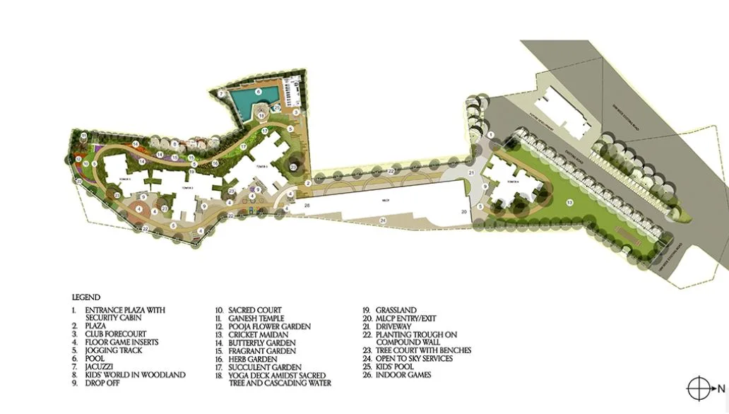 Lodha Codename Bullseye Site Plan