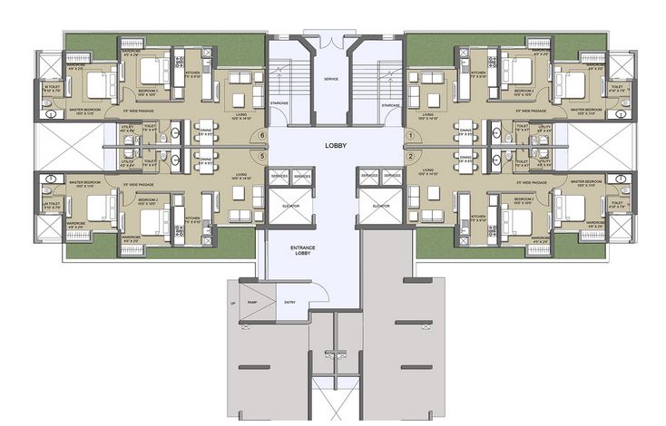 Lodha Codename Bullseye Typical Plan Type-3