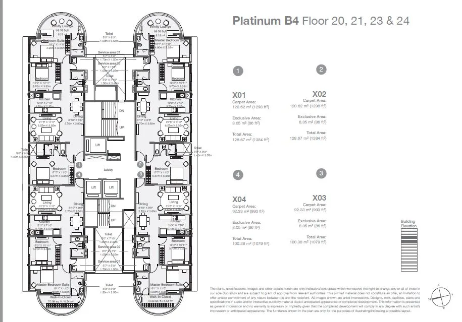 Godrej Platinum B4 Floor 20-21-23-24