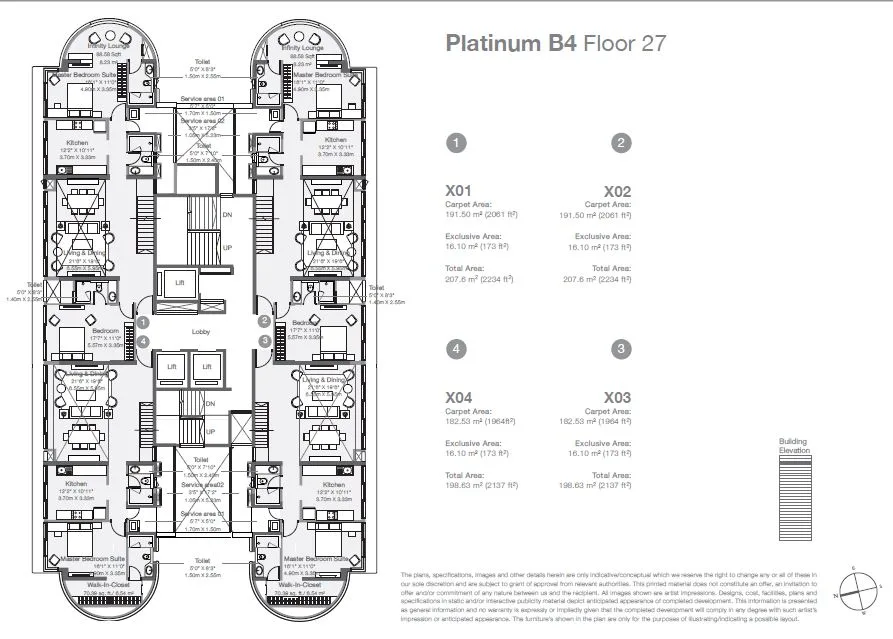 Godrej Platinum B4 Floor 27